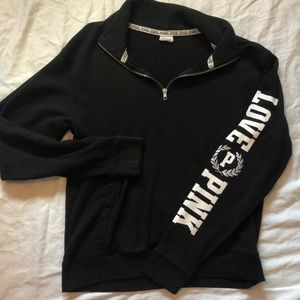 PINK Quarter Zip sweatshirt